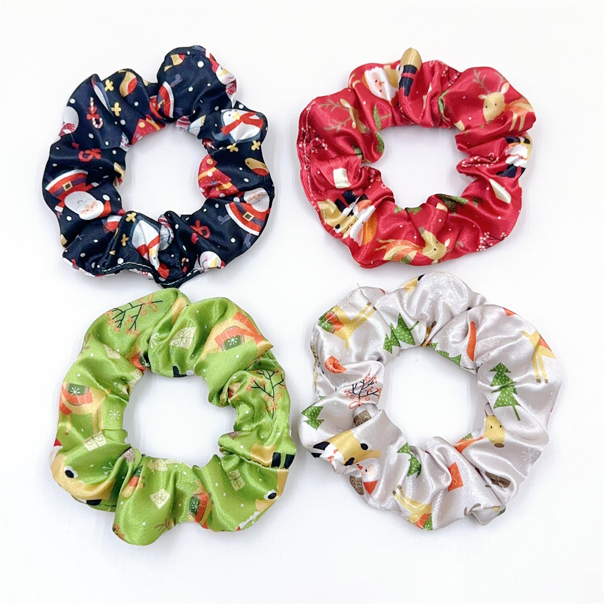 Wholesale Christmas Fabric Ribbon Hair Band